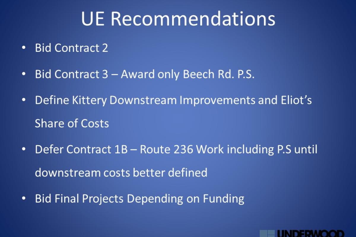 UE Recommendations