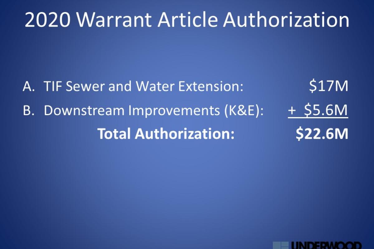 2020 Warrant Article Authorization