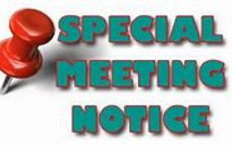 Special Meeting Notice